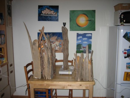 Lampenserie Treibgut bei Tag